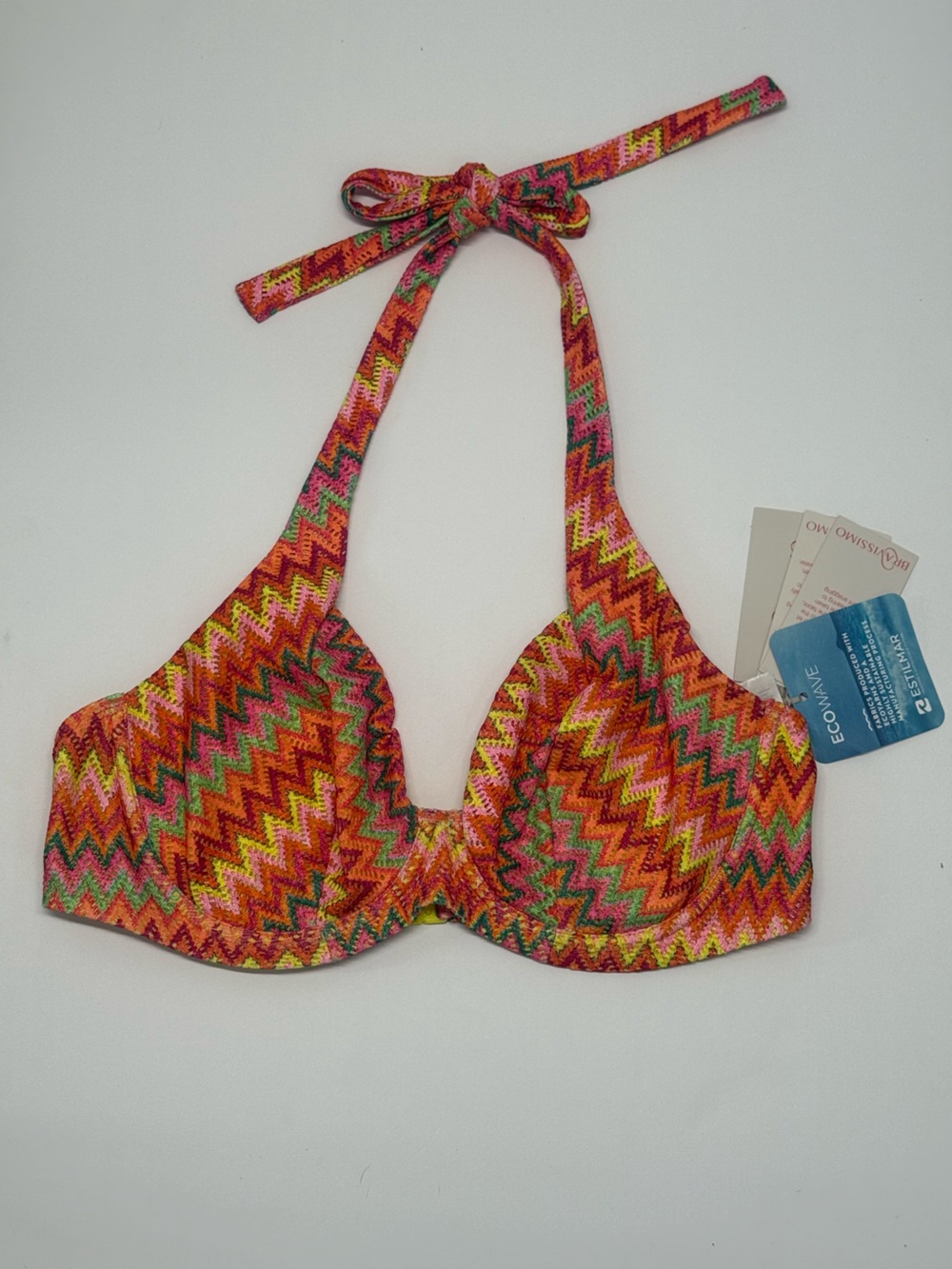 Bravissimo Colombo Plunge Bikini Top - Multicolor
